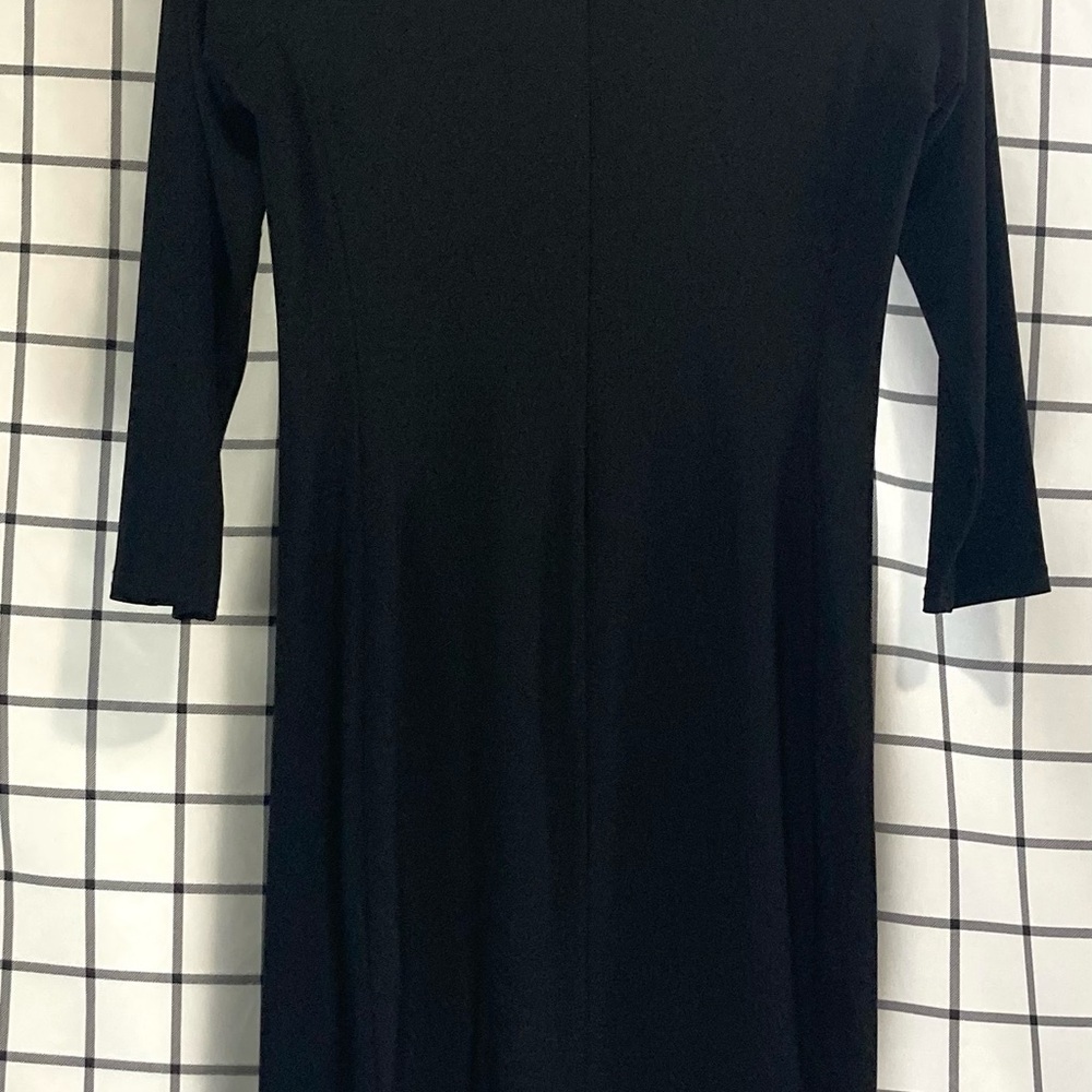 Joseph Ribkoff Blue Ruched Sheath Dress - Picture 2 of 3